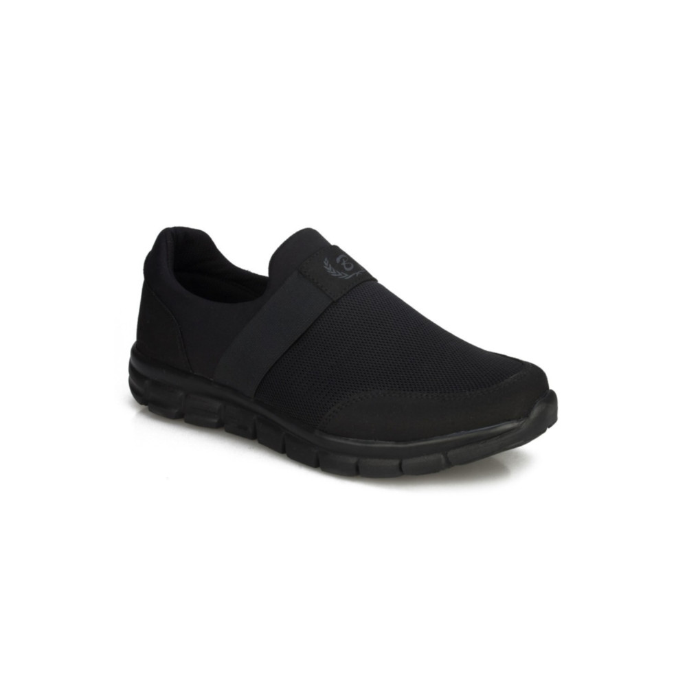 BlackSea Siyah - Unisex Hafif Yumuşak Taban Bağcıksız Günlük Yürüyüş Spor Ayakkabı 46 Beden Spor Ayakkabı Fiyatı