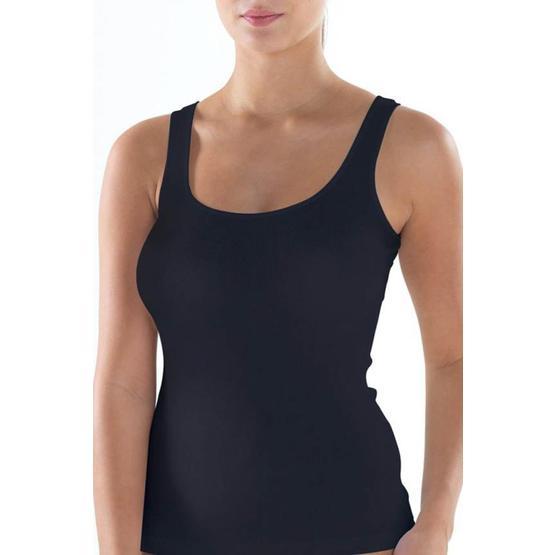 Blackspade 1614 Fine Rib Siyah Kadın Atlet