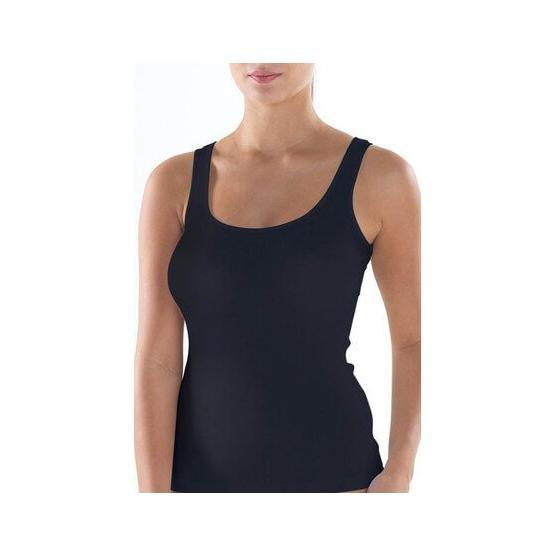 Blackspade 1614 Fine Rib Siyah Kadın Atlet