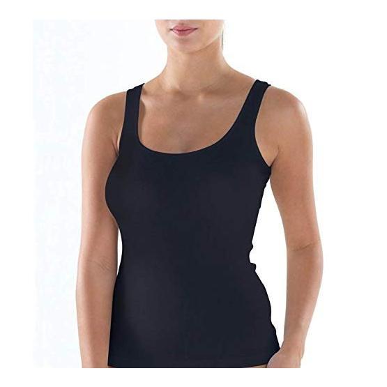 Blackspade 1614 Fine Rib Siyah Kadın Atlet