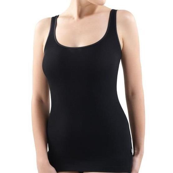 Blackspade 1614 Fine Rib Siyah Kadın Atlet