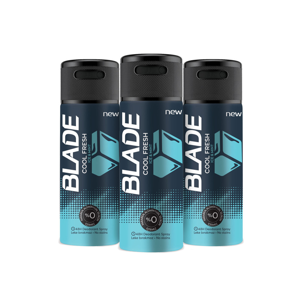 Blade Cool Fresh Deodorant 3x150ml Deodorantlar Fiyatı