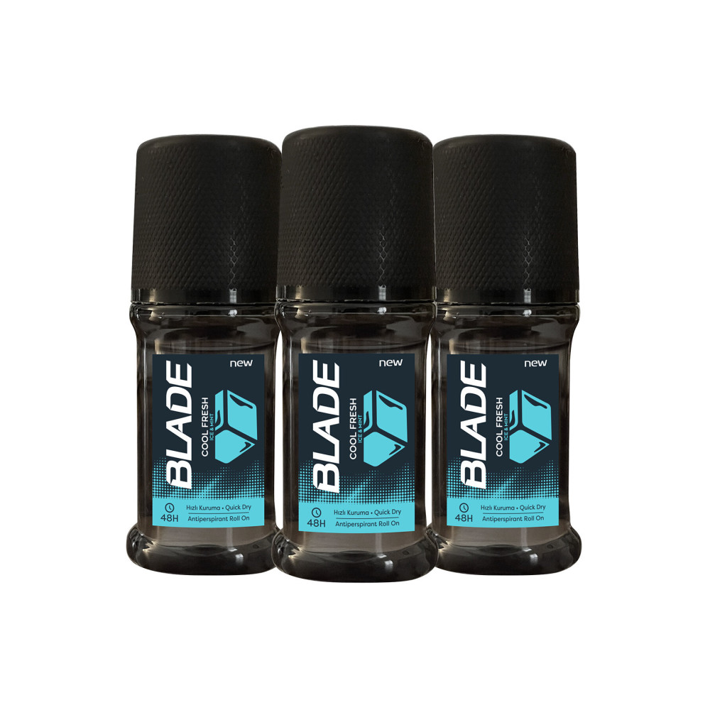 Blade Cool Fresh Roll On 3x50 ml Roll-Onlar Fiyatı