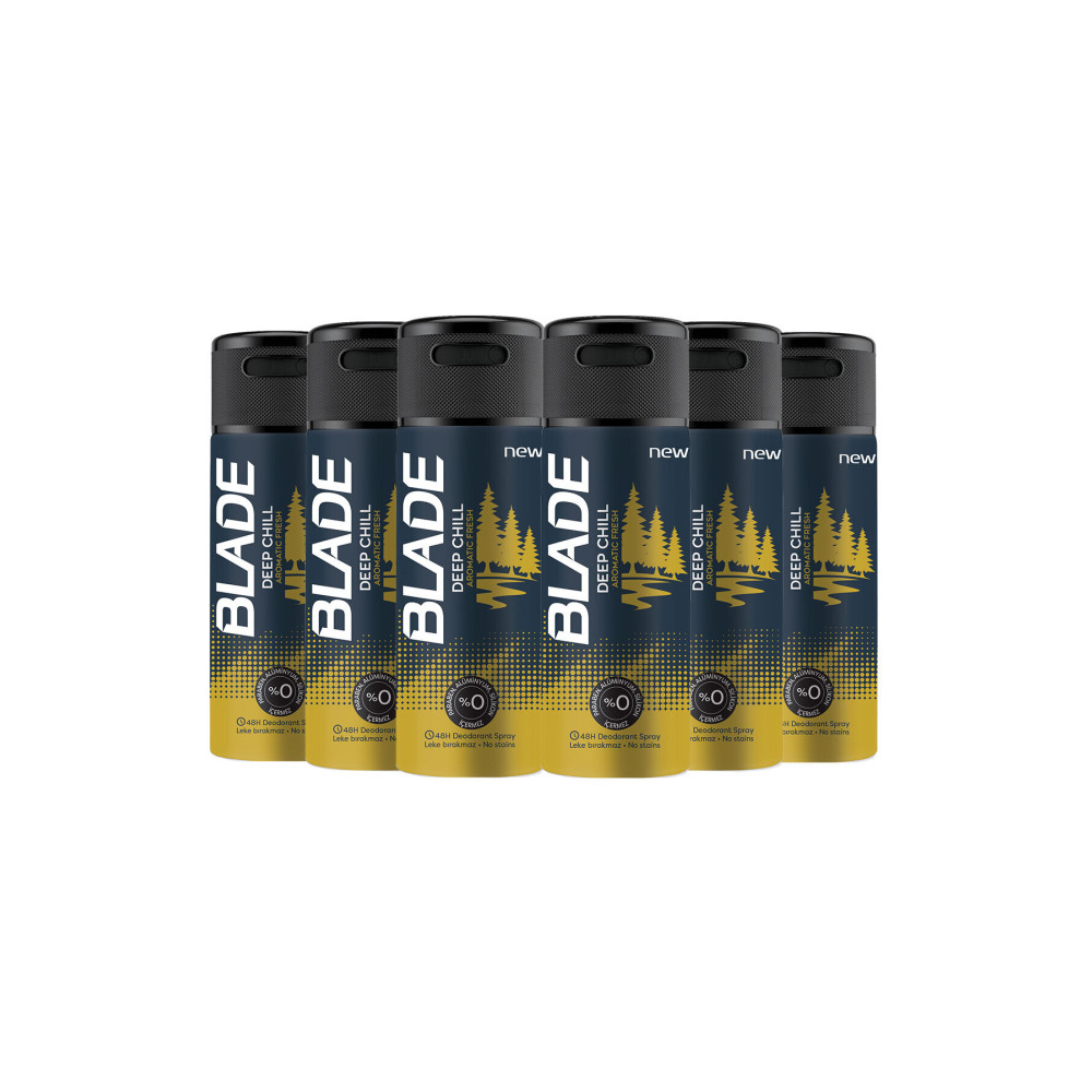 Blade Deep Chill Deodorant 6x150ml Deodorantlar Fiyatı