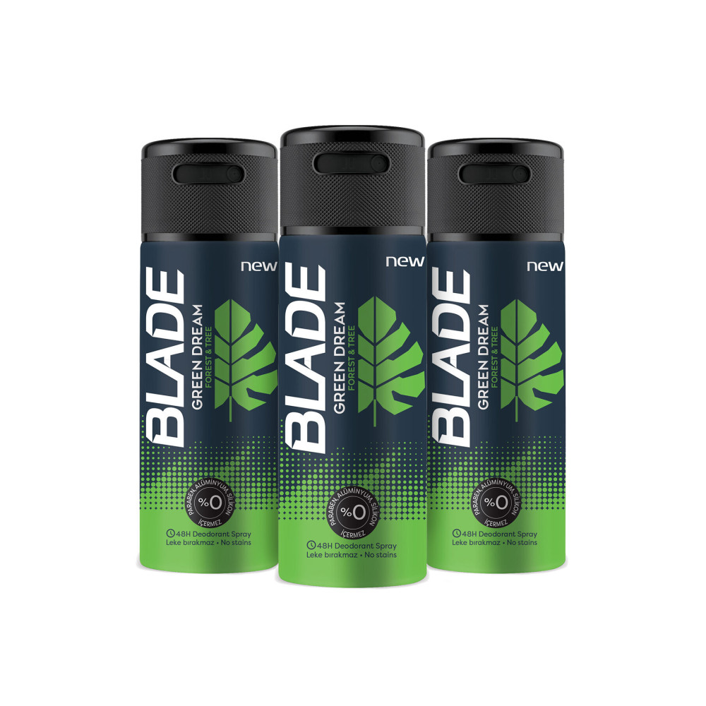 Blade Green Dream Deodorant 3x150ml Deodorantlar Fiyatı