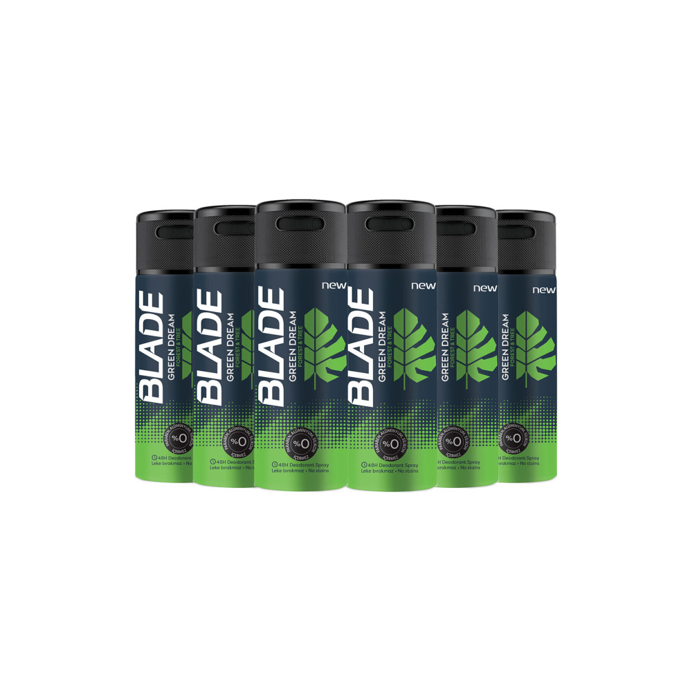 Blade Green Dream Deodorant 6x150ml Deodorantlar Fiyatı