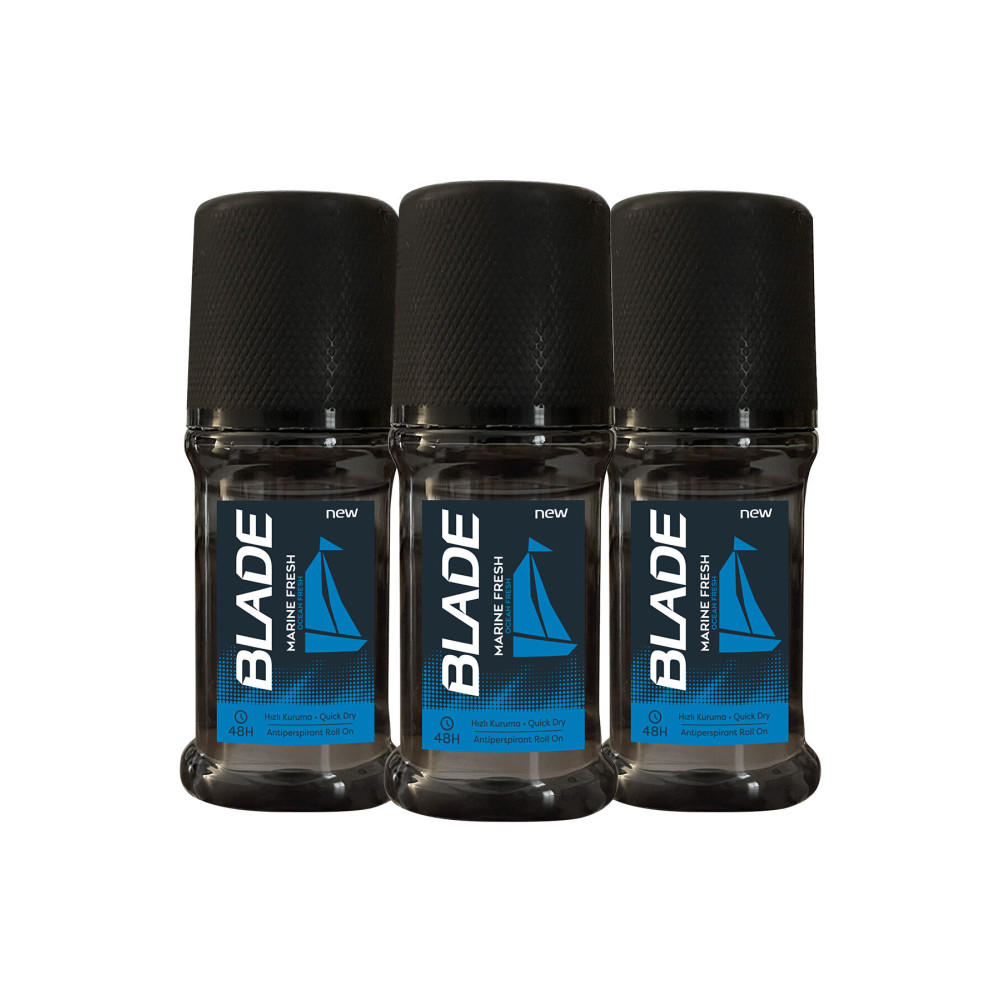 Blade Marine Fresh Roll On 3x50 ml Roll-Onlar Fiyatı