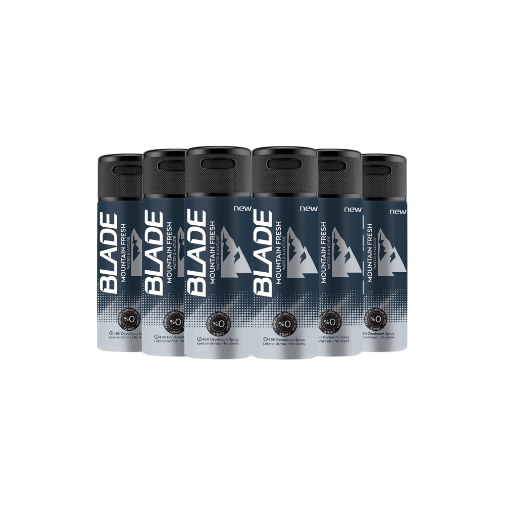 Blade Mountain Fresh Deodorant 6x150ml Deodorantlar Fiyatı