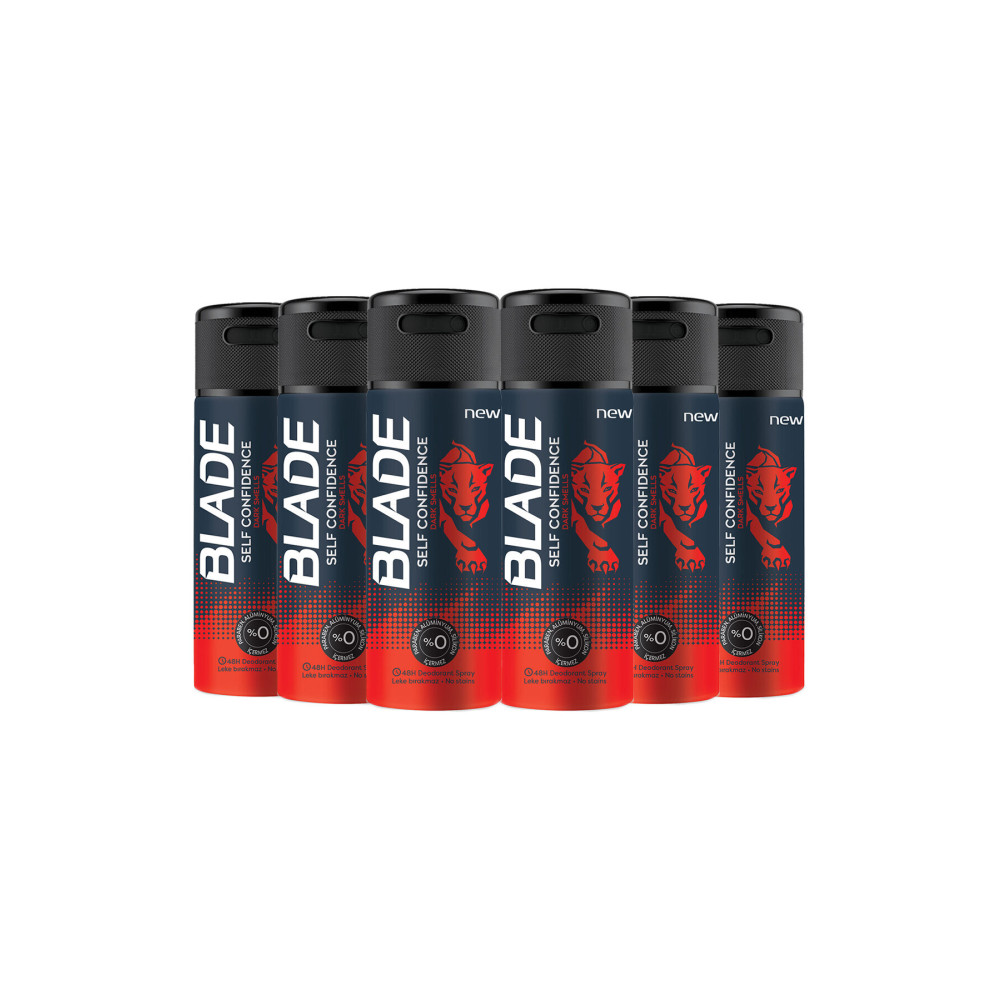Blade Self Confidence Deodorant 6x150ml Deodorantlar Fiyatı