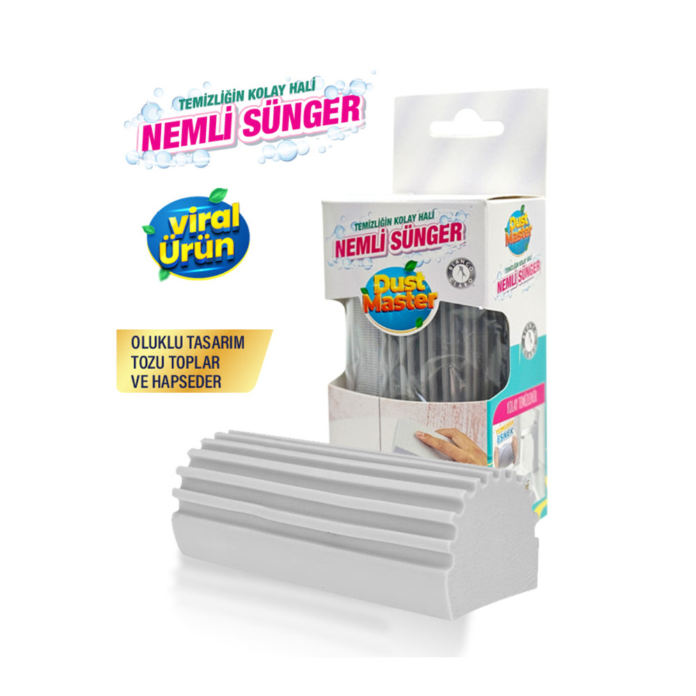 Blanco Claro Nemli Silgi Sünger - Toz Ustası - Dust Master - Çok Amaçlı Temizlik Toz Süngeri-gri Deterjan ve Temizlik Ürünleri Fiyatı