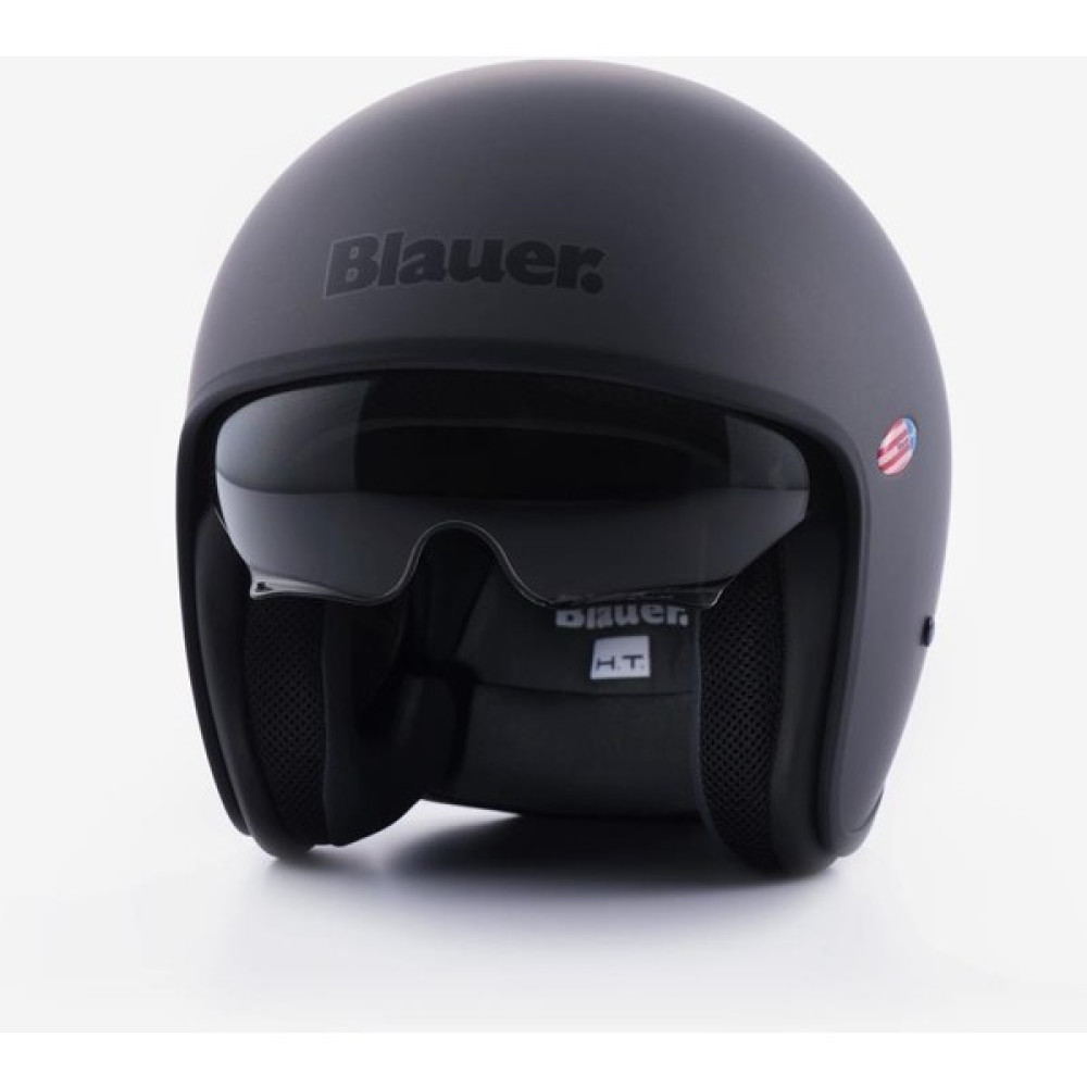 Blauer Pilot Açık Motosiklet Kaskı (Titanyum) - M Motorsiklet Kaskları Fiyatı
