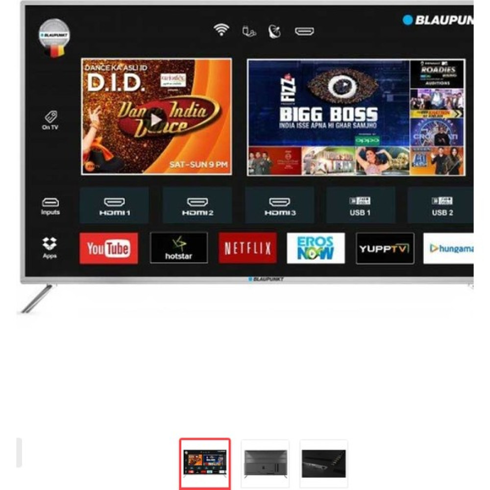 Blaupunkt BL50145SG 50" 127 Ekran Uydu Alıcılı 4K Ultra HD Android LED TV Televizyonlar Fiyatı