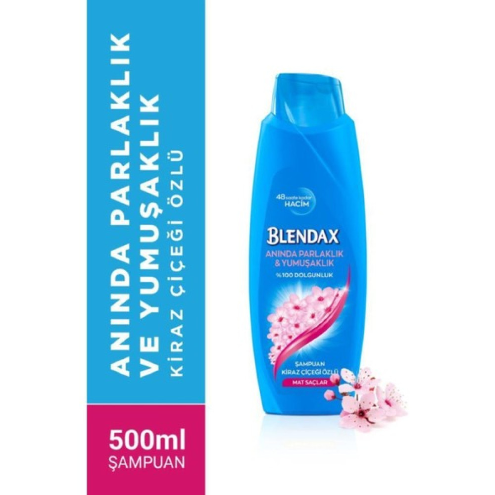 Blendax Anında Parlaklık ve Yumuşaklık Kiraz Çiçeği Özlü Şampuan 500 ml Şampuan ve Saç Kremi Fiyatı