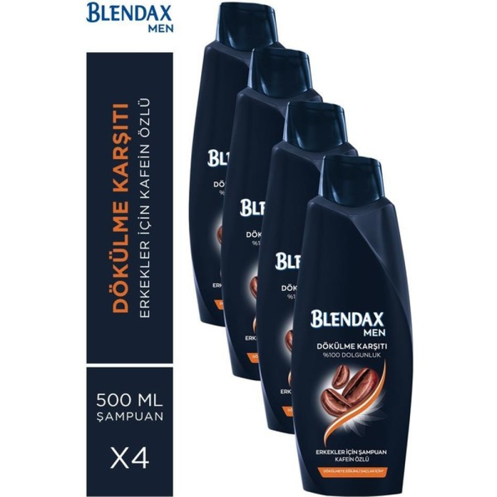 Blendax Kafein Özlü Şampuan 500 ml x 4 Adet Şampuan ve Saç Kremi Fiyatı