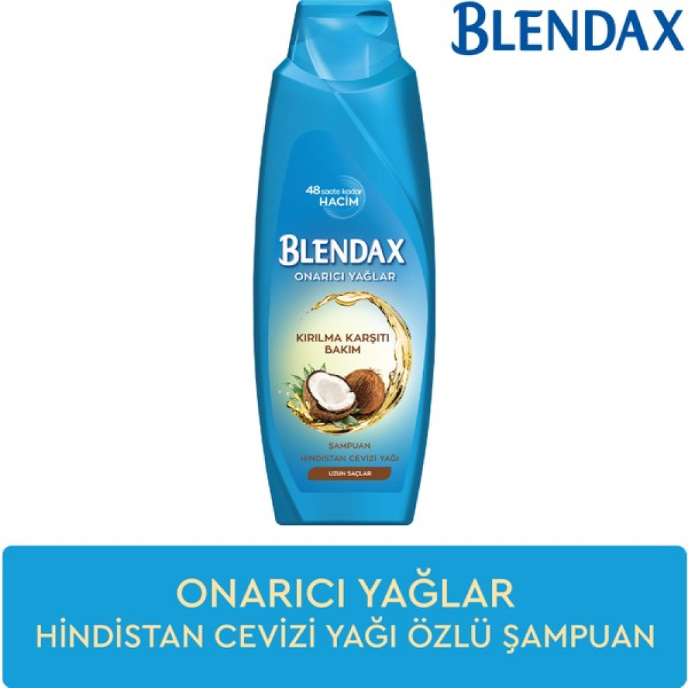Blendax Kırılma Karşıtı Bakım - Onarıcı Yağlar Hindistan Cevizi Yağı Şampuan 500 ml Şampuan ve Saç Kremi Fiyatı