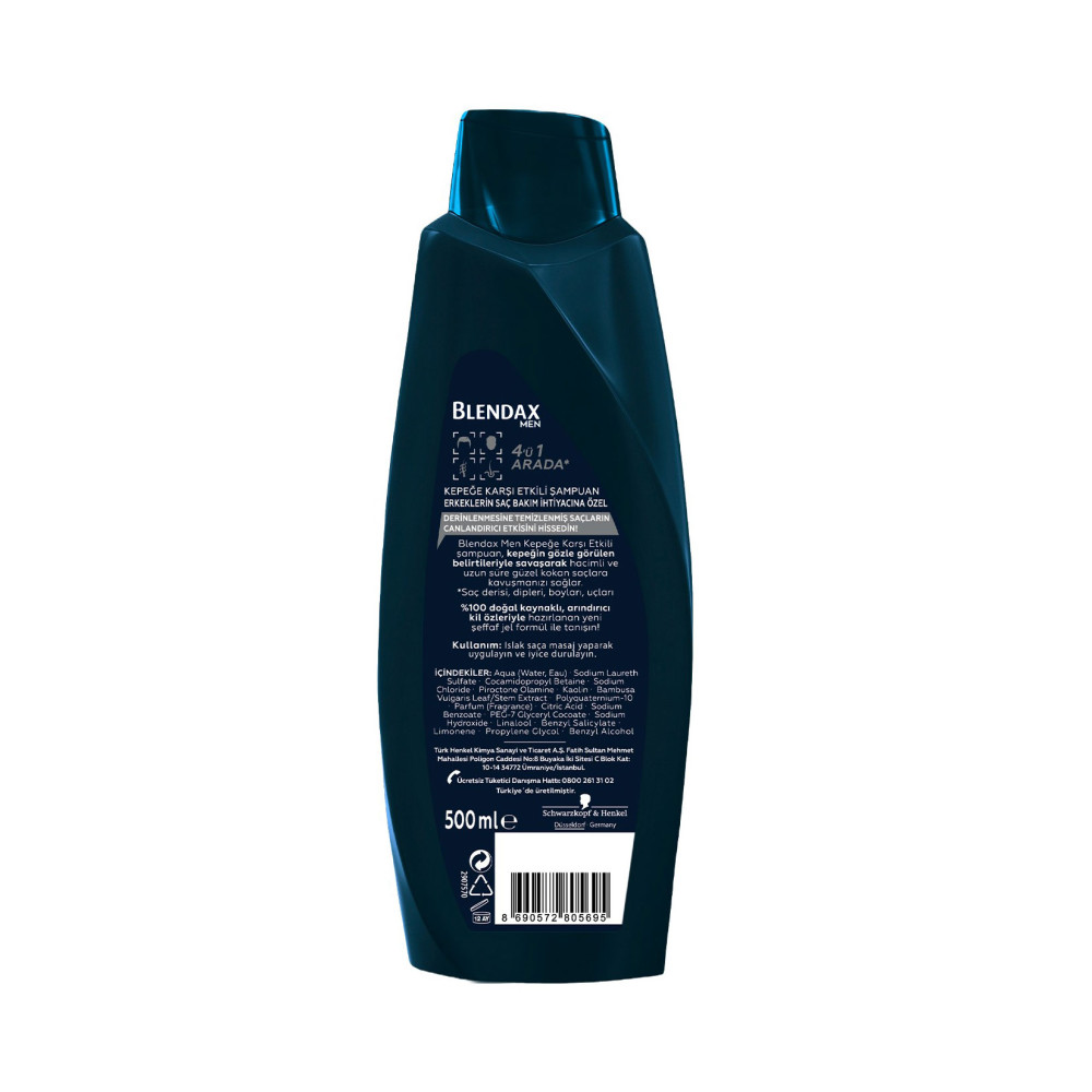 Blendax Şampuan 500 ml Kepeğe Karşı Erkek