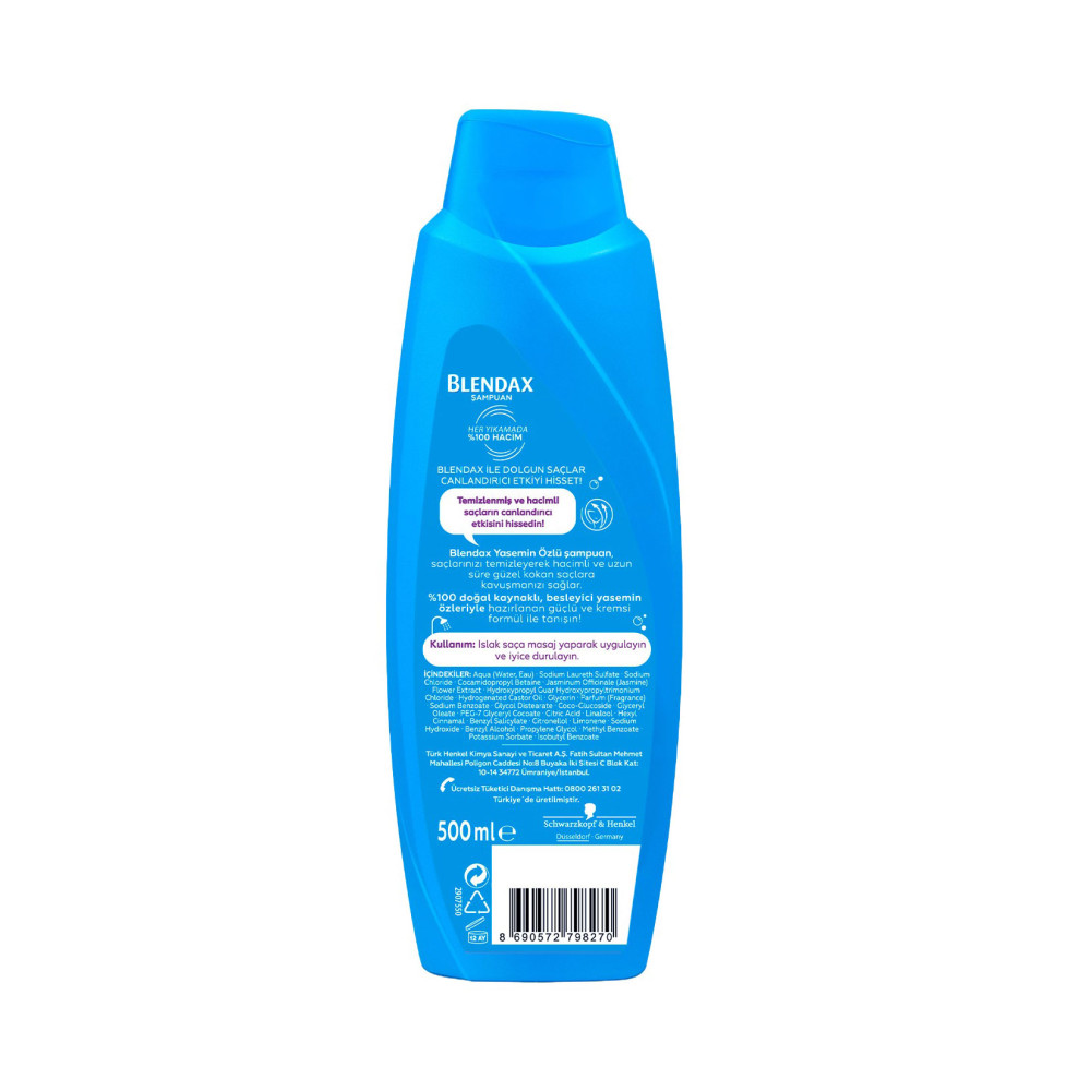 Blendax Şampuan 500 ml Yasemin Özlü