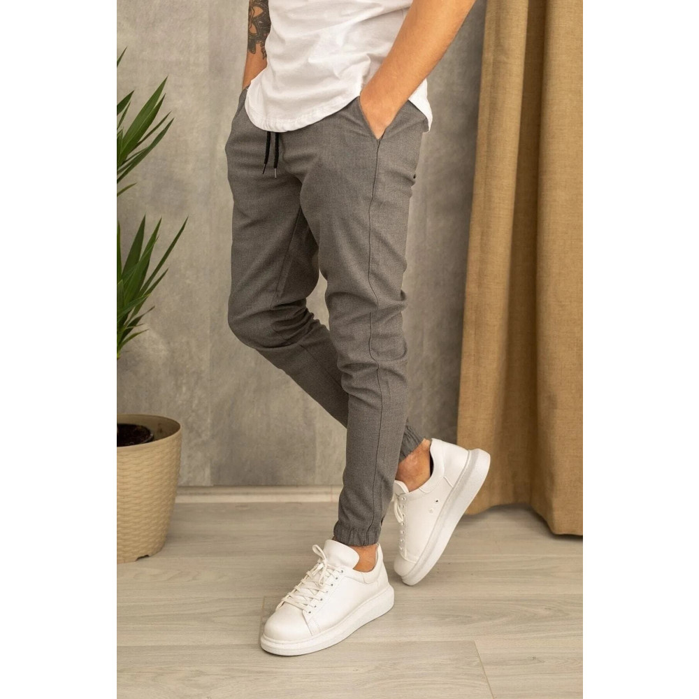BLG SPORTSWEAR Erkek Dar Kalıp Gri Jogger Pantolon S Beden Kadın Pantolon Fiyatı