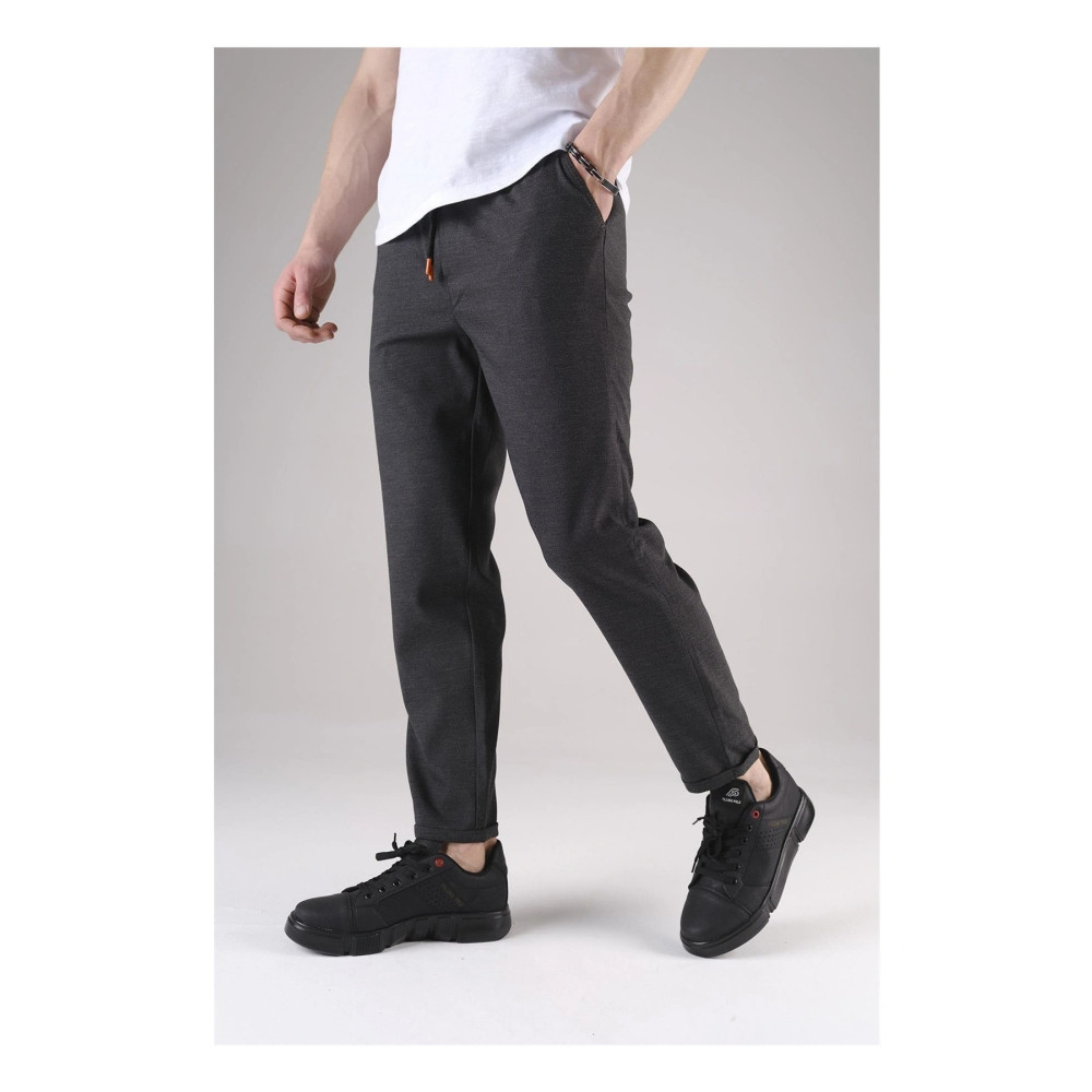 BLG SPORTSWEAR Erkek Dar Kalıp Jogger Pantolon Füme XXL Beden Kadın Pantolon Fiyatı