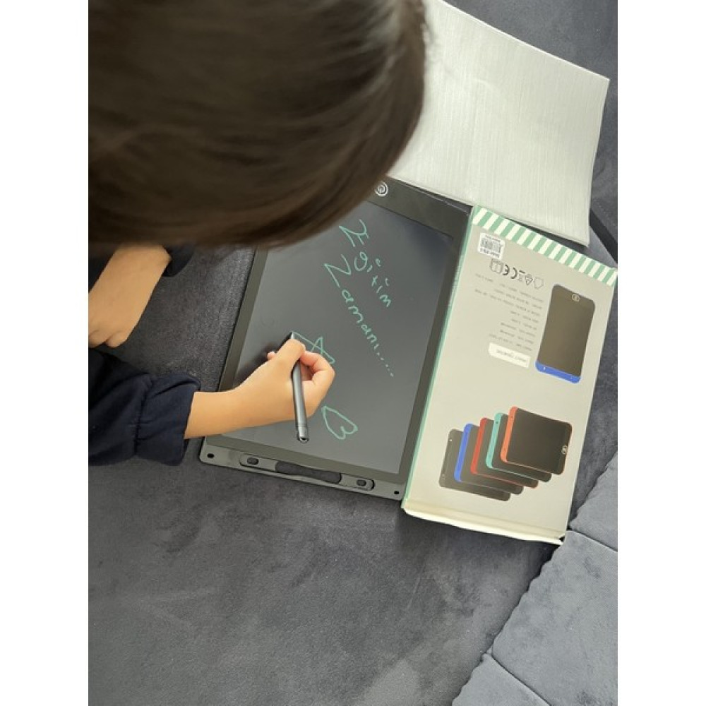 Blic Büyük Digital Çok Amaçlı Yazı Tahtası Grafik Çizim Tableti LCD 12" Inc Ekran Beyaz- Siyah Btb-5 - Beyaz Grafik Tabletler Fiyatı