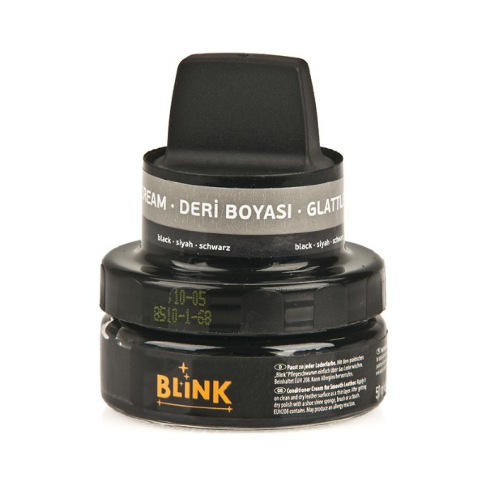 Blink Deri Boyası Blink  Cam Kavanoz Siyah Kadın Ayakkabıları Fiyatı