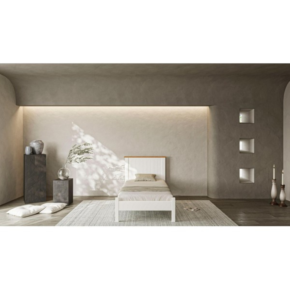 Blink Modern İnci Beyaz Tek Kişilik Karyola 90X190 - 90 x 190 cm Karyola Fiyatı