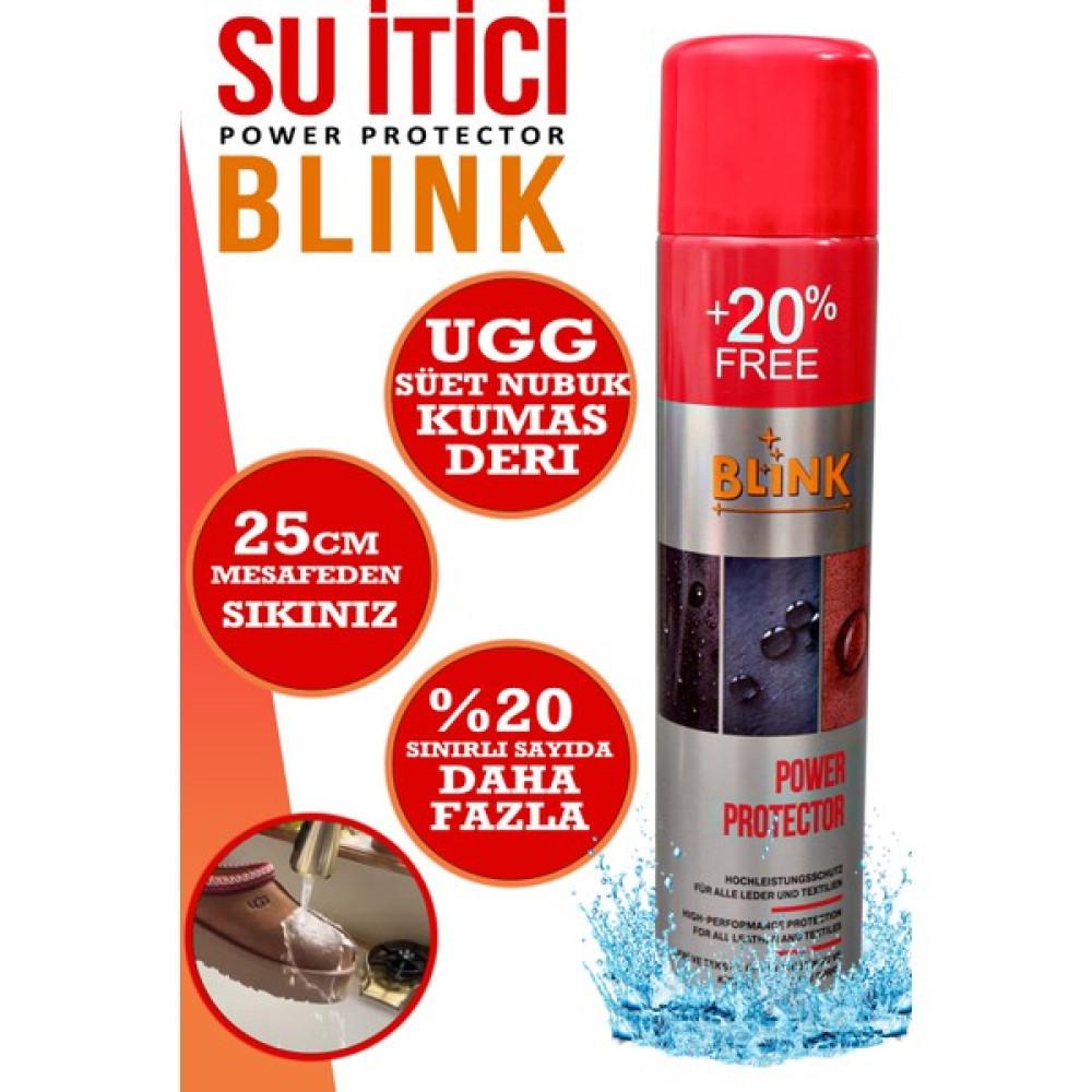 Blink Power Protector Deri-Tekstil Su İtici Sprey Bakım Ürünü 250 Ml Kadın Ayakkabıları Fiyatı