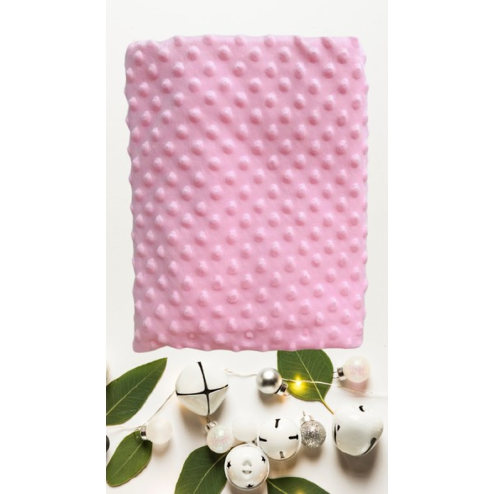 Bliss Shop Bebek Nohut Battaniye - 80 x 89 cm - Açık Pembe Bebek Battaniyesi Fiyatı