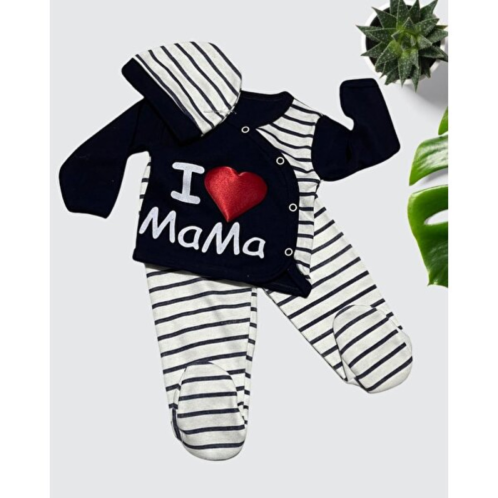 Bliss Shop Erkek Bebek Saten Kalpli Hastane Çıkışı 3 Parça Takım Bebek Hastane Çıkışı Fiyatı