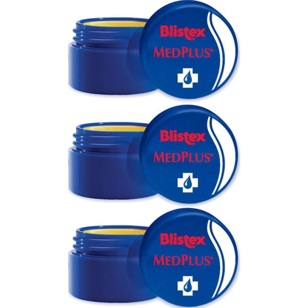 Blistex 3 x Kuruyan Ve Çatlayan Dudaklara Yoğun Bakım (kavanoz) Medplus Jar 7 ml Dudak Bakımı / Koruyucu Fiyatı