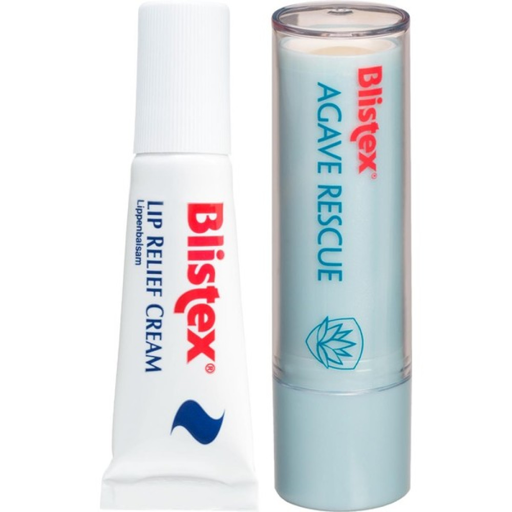 Blistex Çatlak Dudaklara Lip Relief Cream SPF10 6ml + Agave Rescue Nemlendirmeyi Destekleyen Kurtarıcı Dudak Kremi 3.7gr Dudak Bakımı / Koruyucu Fiyatı