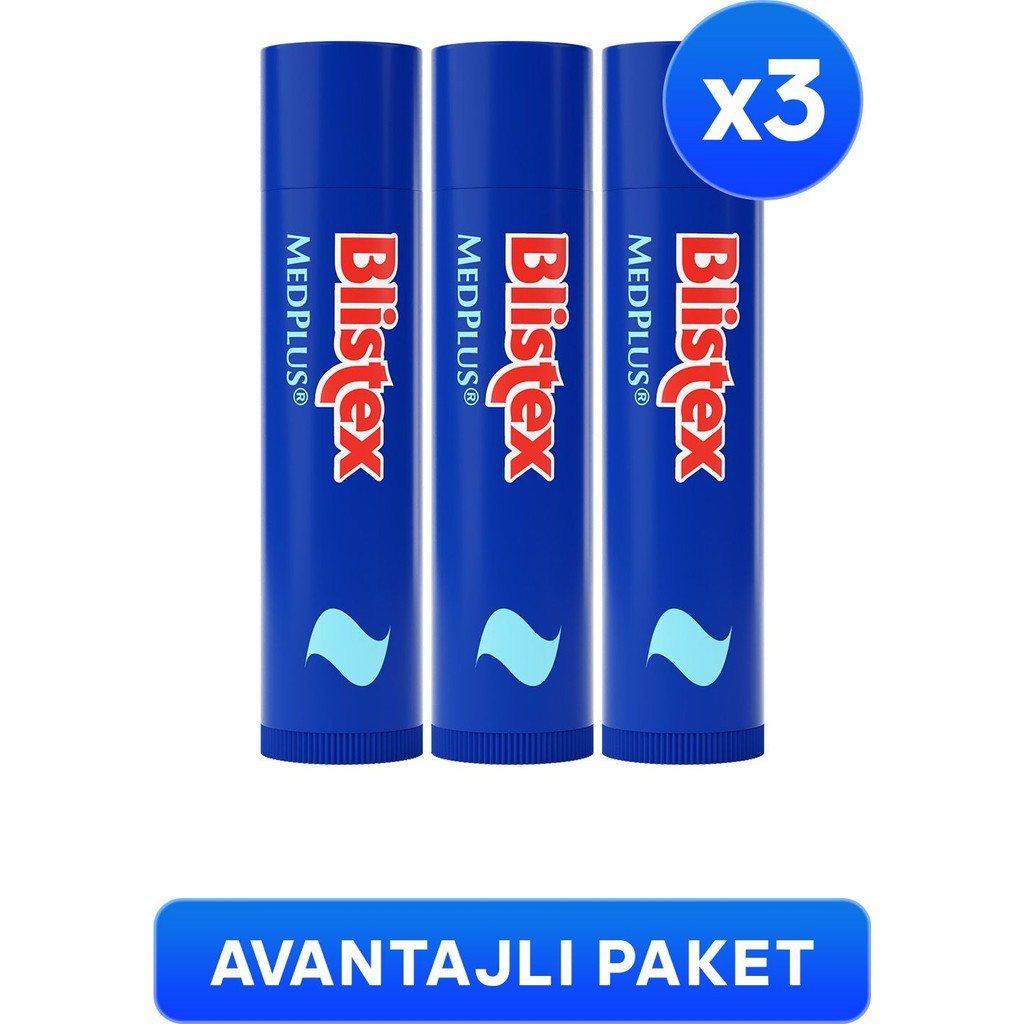 Blistex Kuruyan Ve Çatlayan Dudaklara Yoğun Bakım Medplus Stick 4,25 G x3 Diğer Fiyatı