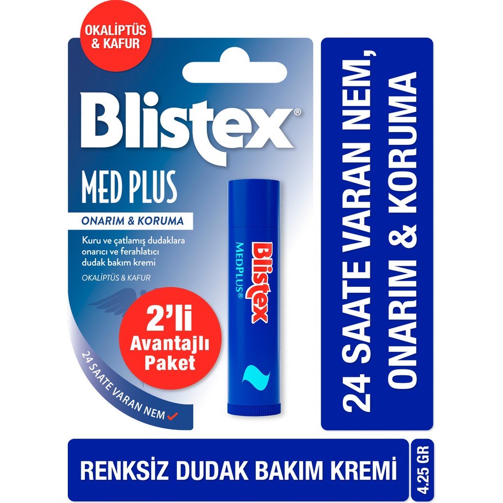Blistex Medplus Dudak Bakım Balmı 4,25 G Kuruyan Ve Çatlayan Dudaklara Yoğun Onarım Sağlar Diğer Fiyatı