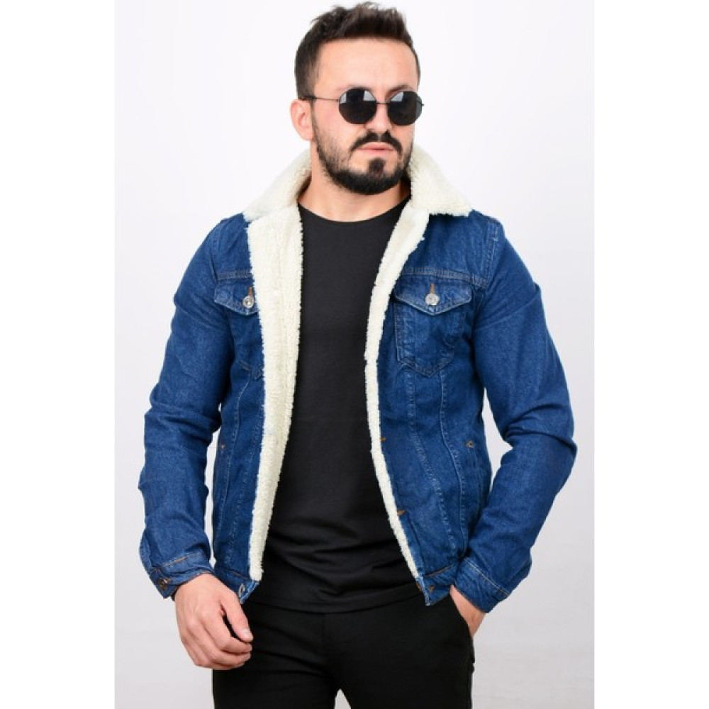 Blm Women Erkek Slim Fit Cepli Içi Kürklü Düğmeli Kot Ceket Erkek Ceket Fiyatı