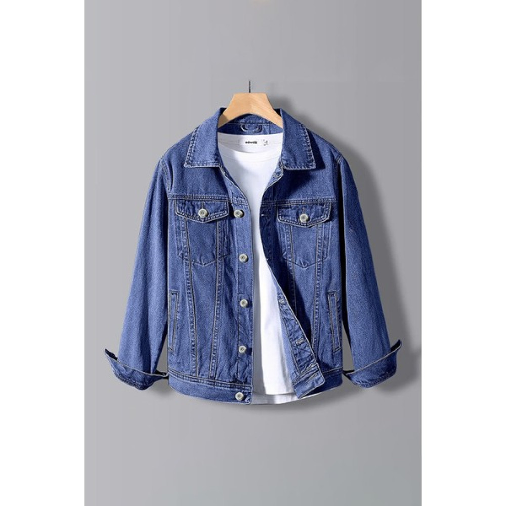 Blm Women Erkek Slim Fit Denim Kot Ceket Erkek Ceket Fiyatı