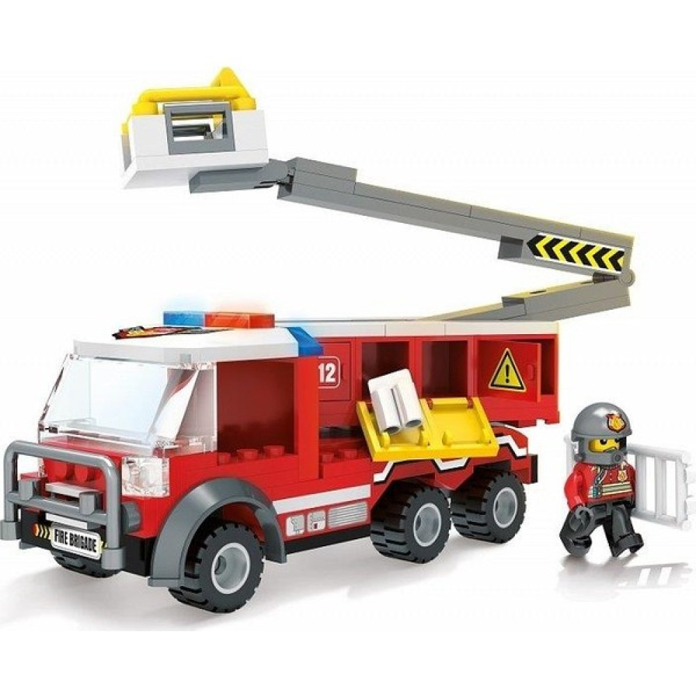 Blocki MyFireBrigade Asansörlü İtfaiye Aracı KB0814  158 Parça Legolar ( Yapım Oyuncakları ) Fiyatı