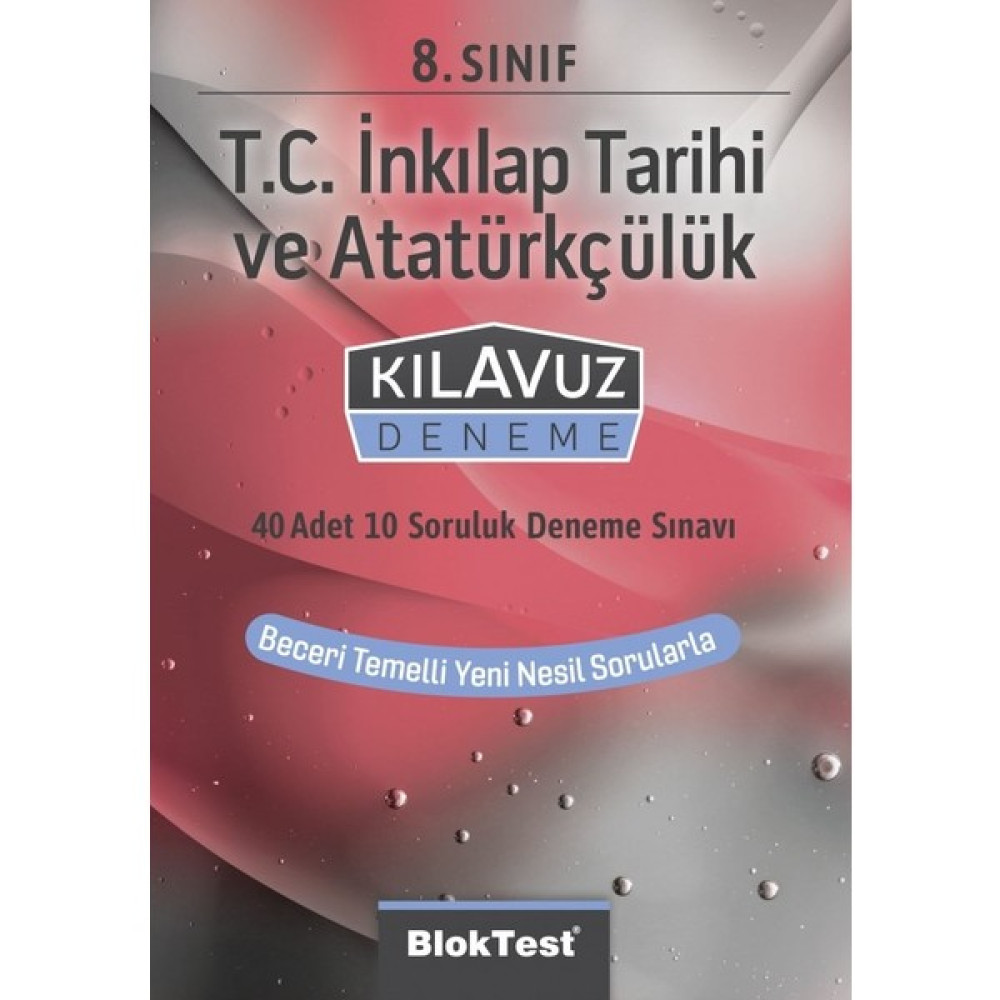 Bloktest Yayınları 8. Sınıf T.c. Inkılap Tarihi ve Atatürkçülük Kılavuz Deneme Ders Sınav Kitapları Fiyatı