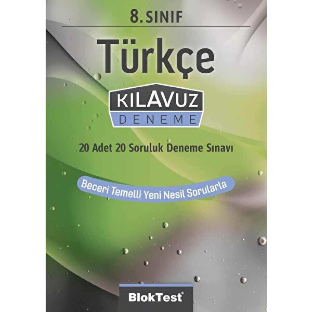 Bloktest Yayınları 8. Sınıf Türkçe Kılavuz Deneme Ders Sınav Kitapları Fiyatı