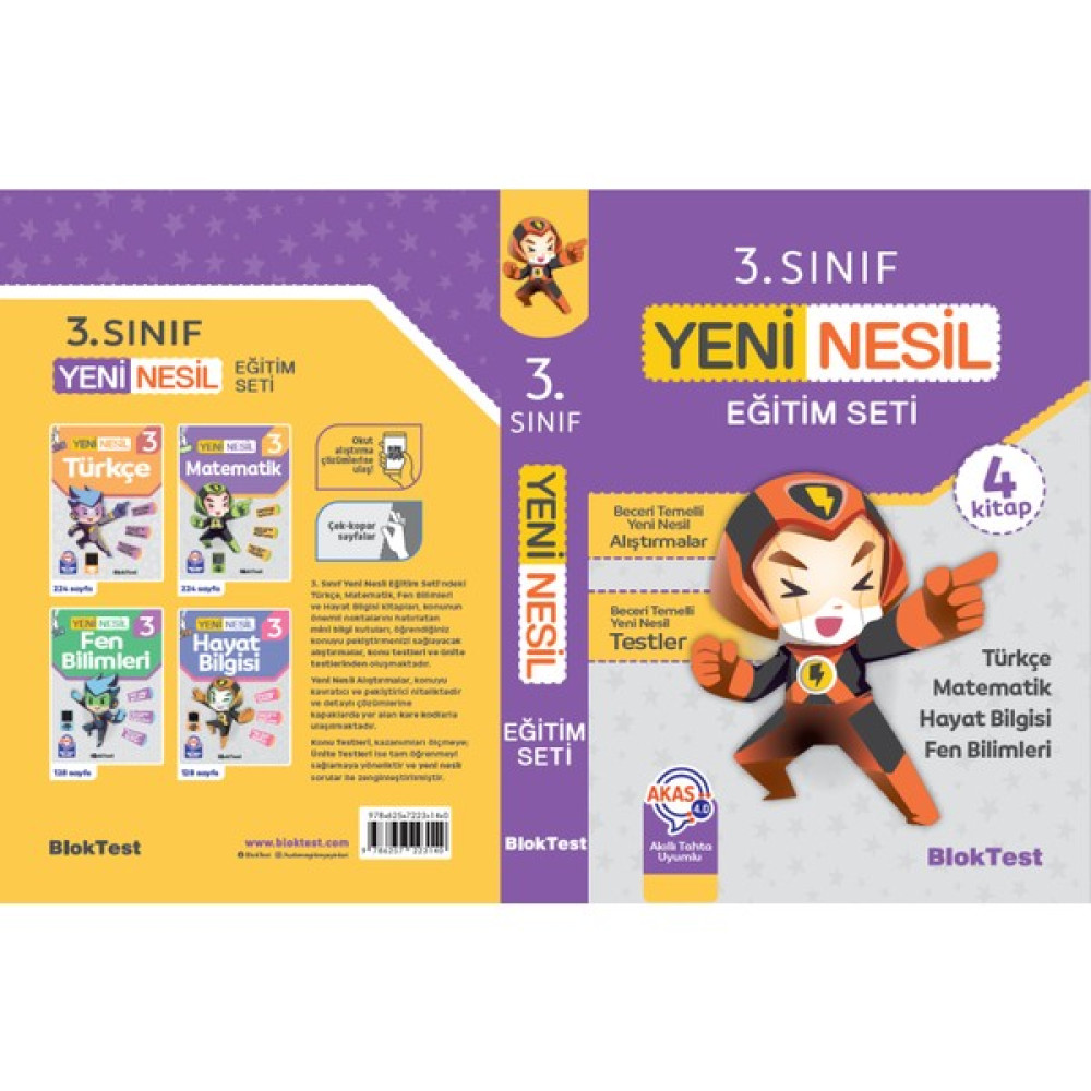 Bloktest Yayınları Bloktest 3.sınıf Yeni Nesil Eğitim Seti Kaynak Kitapları Fiyatı