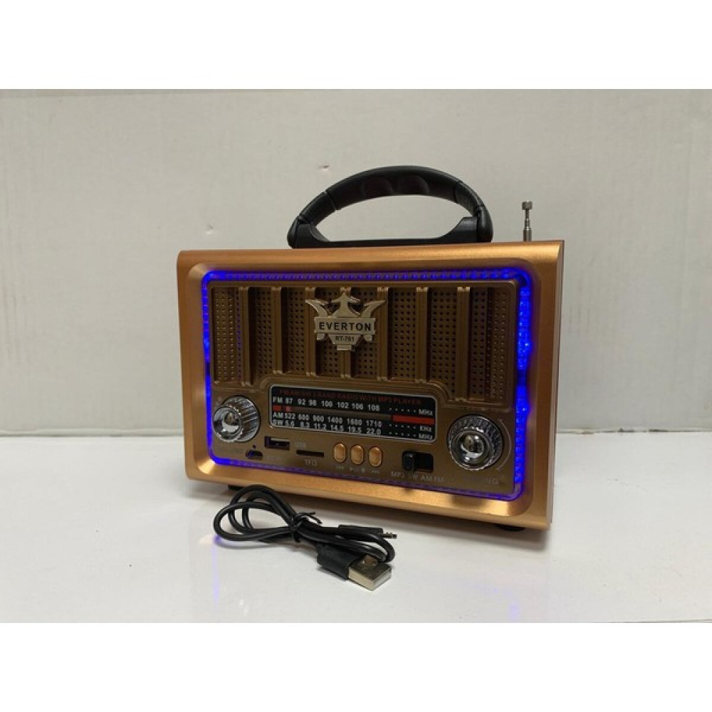 Blomster Everton RT-761 Usb/bt/fm Radyo Müzik Çalar LED Özelikli Müzik Seti Fiyatı