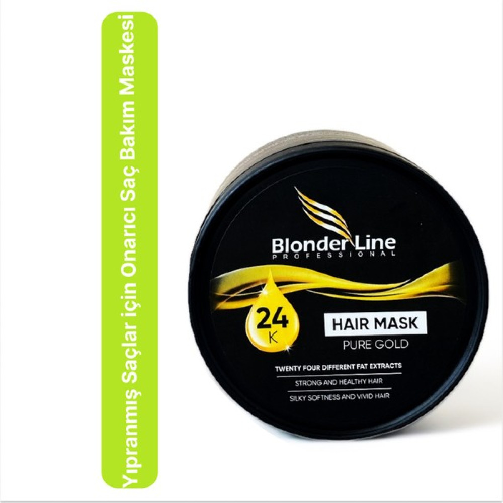 Blonder Line 24 Farklı Bitkisel Yağ İçeren Yıpranmış Ve Kırılgan Saçlar için Onarıcı Saç Bakım Maskesi - 300 ml Oto Boyaları Fiyatı