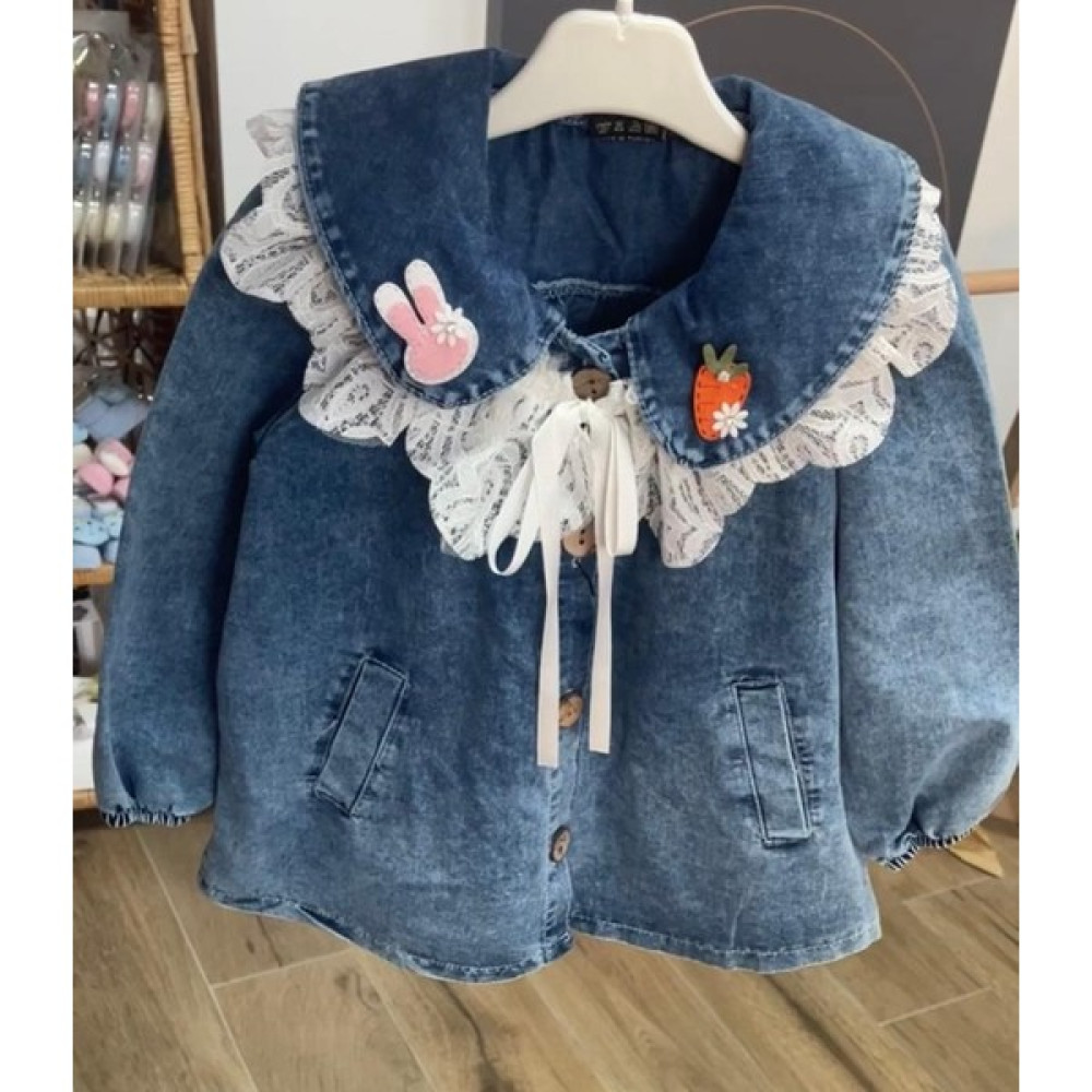 Bloom Baby Kids Güpürlü Bebe Yaka Kot Gömlek Ceket Erkek Ceket Fiyatı