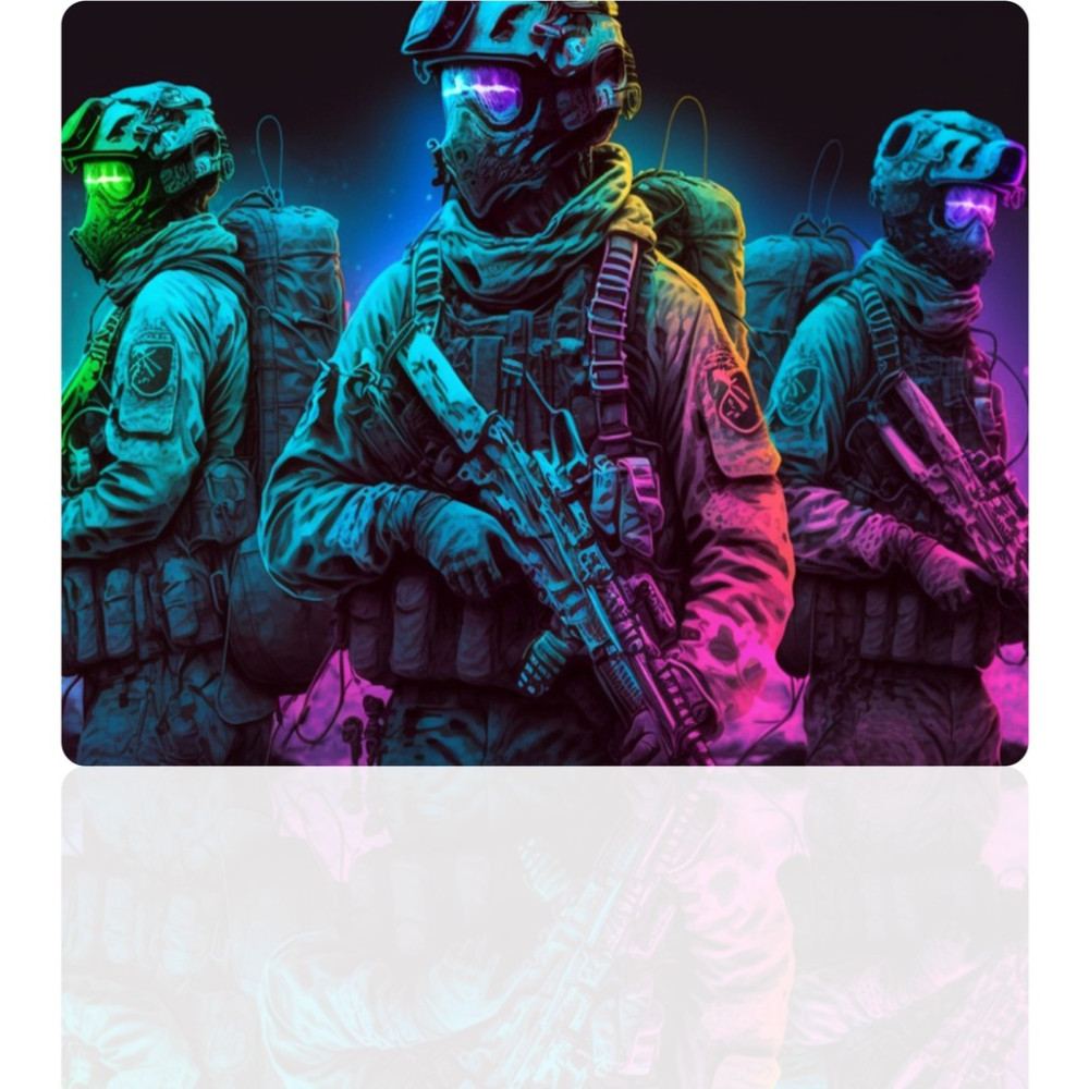 BLS 48X40 cm Büyük Boy Oyuncu Mouse Pad Kaymaz Taban Fare Altlığı Gaming Mousepad L - Neon - 01 Mouse Pad Fiyatı