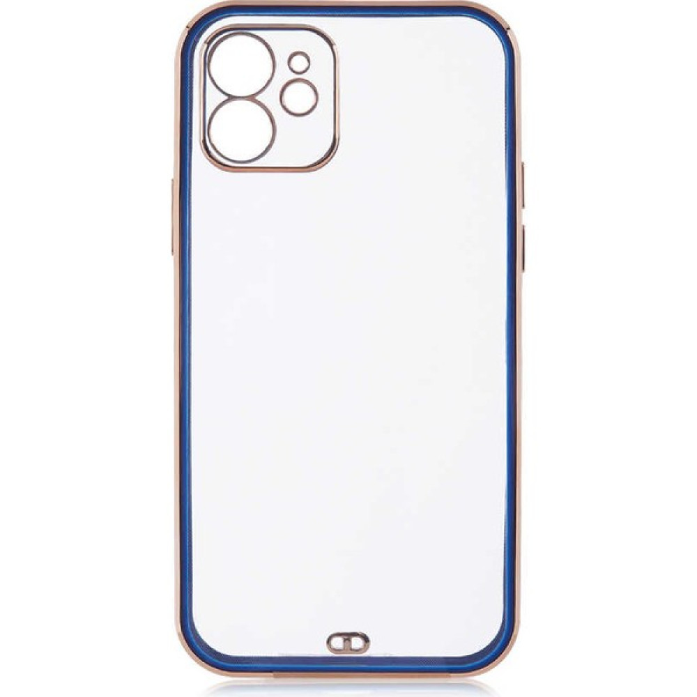BLS Store iPhone 12 - Uyumlu Bls Store Voit Clear Kapak-Lacivert - Lacivert Cep Telefonu Kılıfı Fiyatı