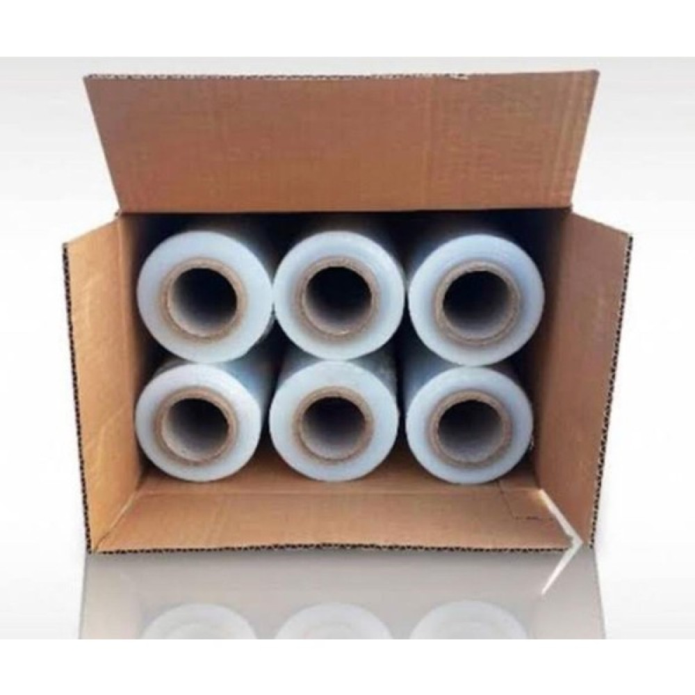 Blu Palet Streç Film 17 Mikron 50 cm x 300 mt 6'lı - Şeffaf Streç Film Fiyatı