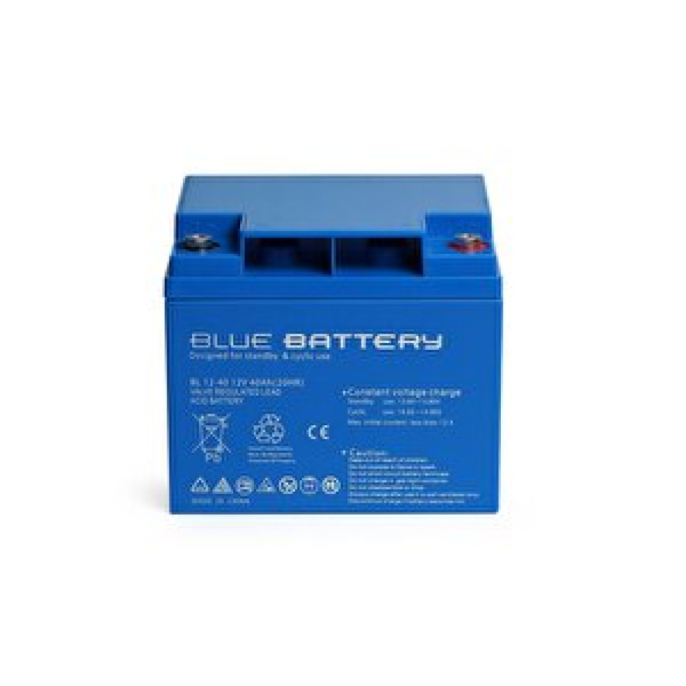 Blue Battery 12 Volt 40 Amper Bakımsız Kuru Akü , Ups Aküsü Power Supply Fiyatı