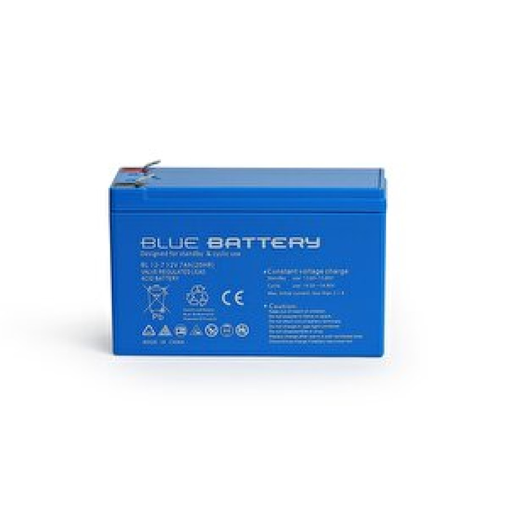 Blue Battery 12 Volt 7 Amper Bakımsız Kuru Akü , Ups Aküsü Power Supply Fiyatı