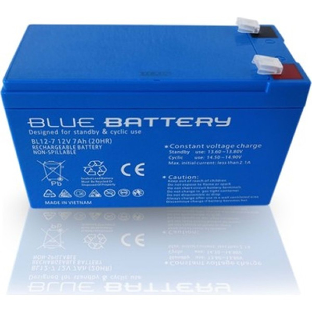 Blue Battery 12V 7AH Kuru Tip Akü - siyah Kesintisiz Güç Kaynakları (UPS) Fiyatı