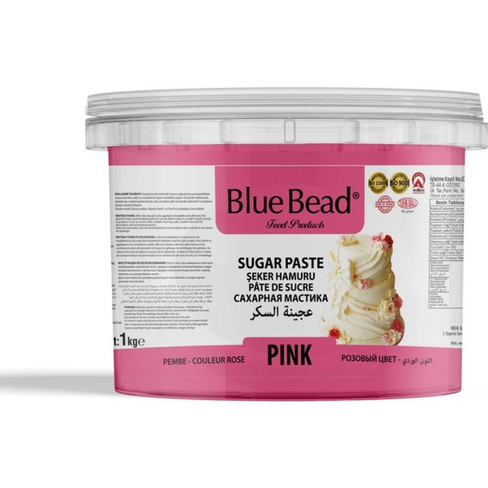Blue Bead Şeker Hamuru Pembe 1 kg Diğer Fiyatı