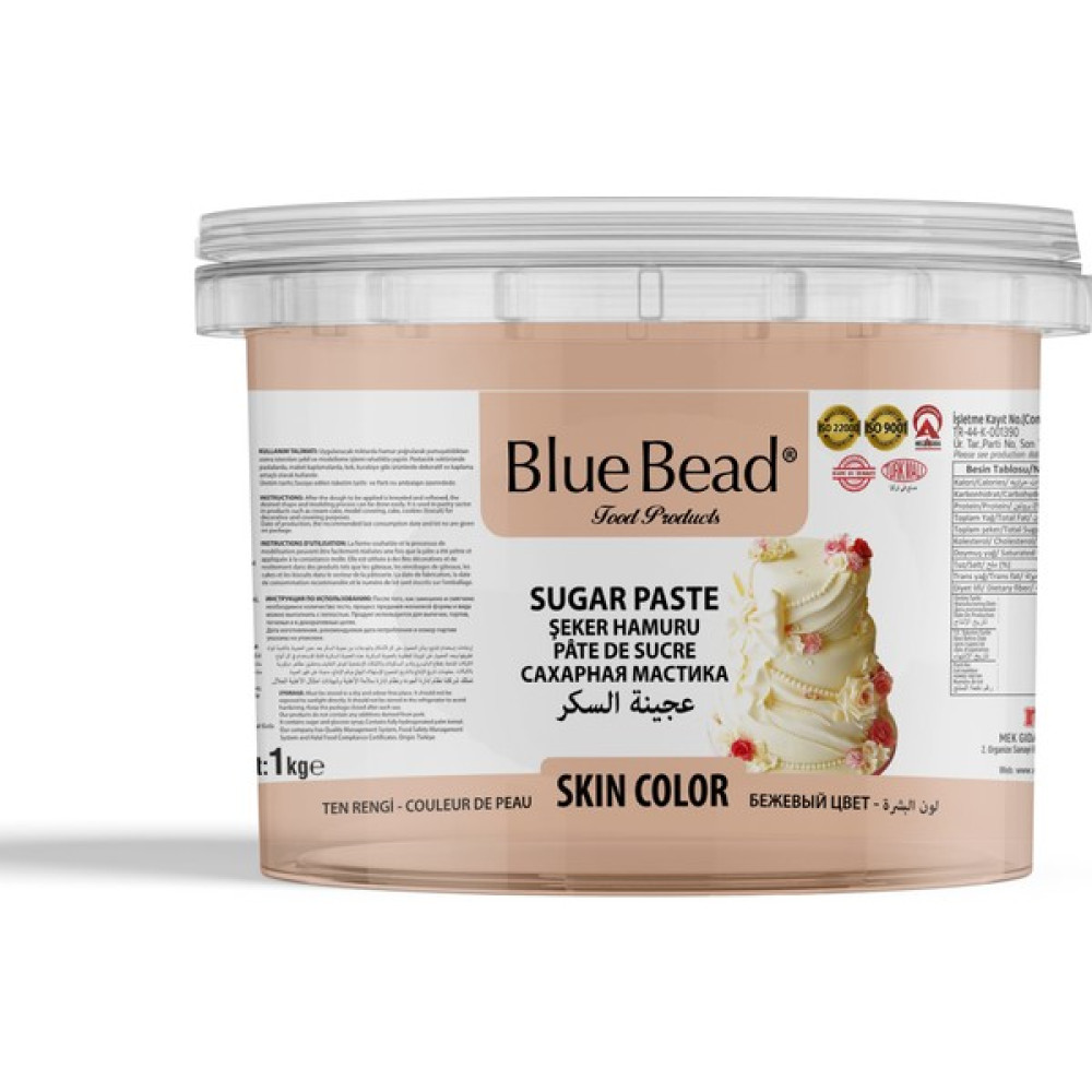 Blue Bead Ten Rengi Şeker Hamuru 1 KG Diğer Fiyatı